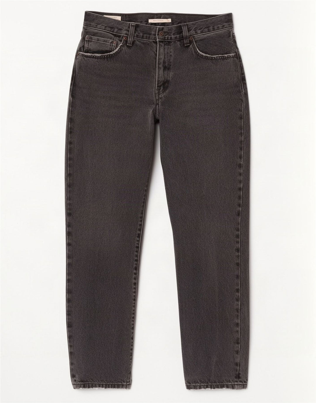 Levi's Dame Middy Straight Jeans W29 L31 Grå Bomuld