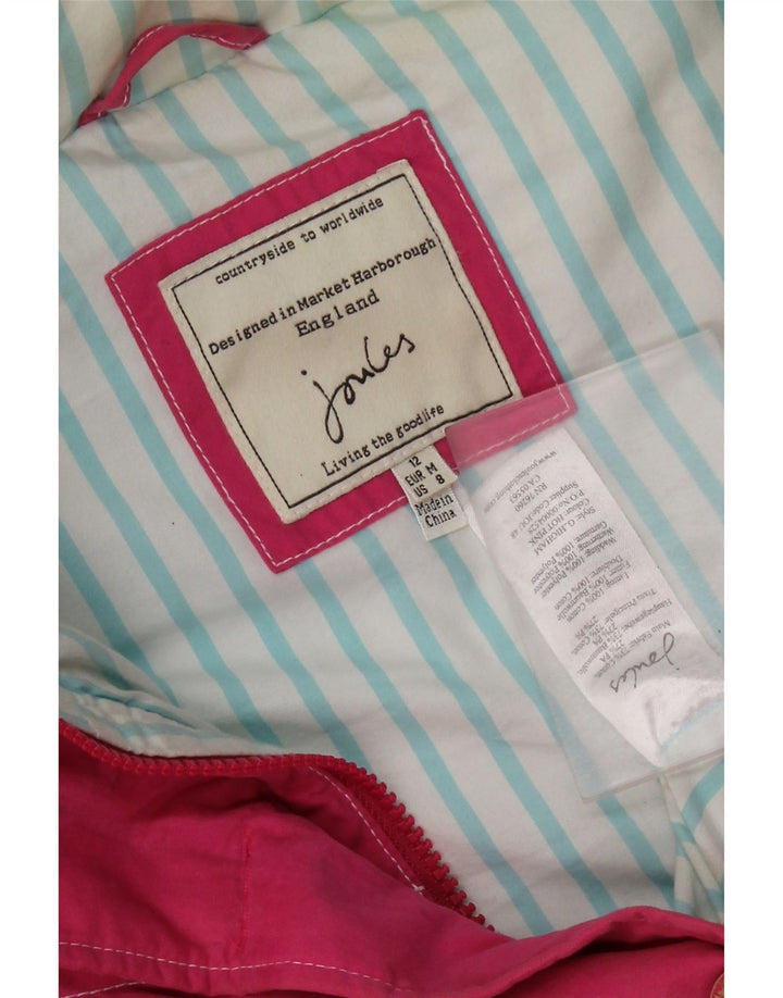 Joules Dame Polstret Gilet UK 12 Medium Pink Bomuld Classic