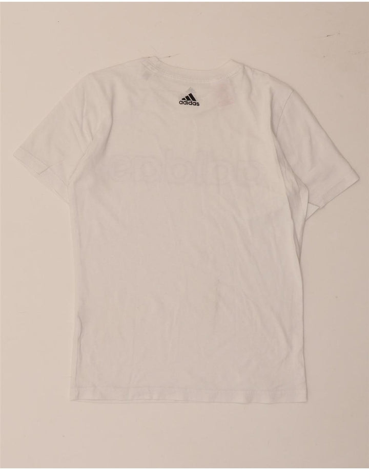 Adidas drenge grafisk t-shirt top 11-12 år hvid