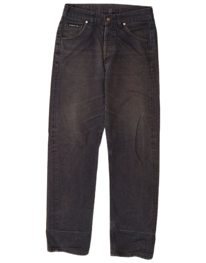 Avirex Straight Jeans til mænd W30 L31 Marineblå bomuld