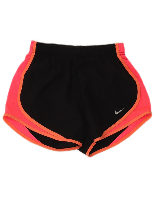 Nike sportsshorts til kvinder UK 6 XS Sort Colourblock Polyester