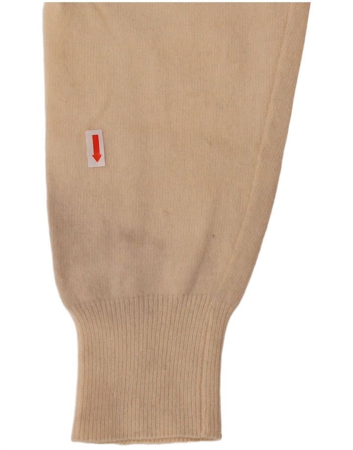 Kappa Herre V-hals sweater XL Off White lammeuld