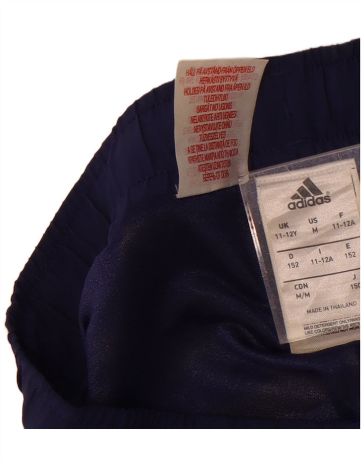 Adidas drenge sportsshorts 11-12 år Flerfarvet stribet polyester