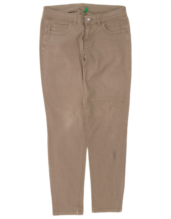 Benetton Dame Slim Casual Bukser W30 L30 Beige