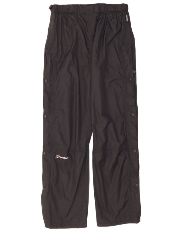 Berghaus Womens Regular Waterproof Trousers UK 16 Large Black Nylon