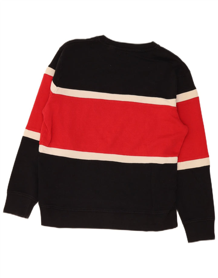 Levi's Grafisk Sweatshirt-trøje til mænd, lille sort Colourblock Bomuld