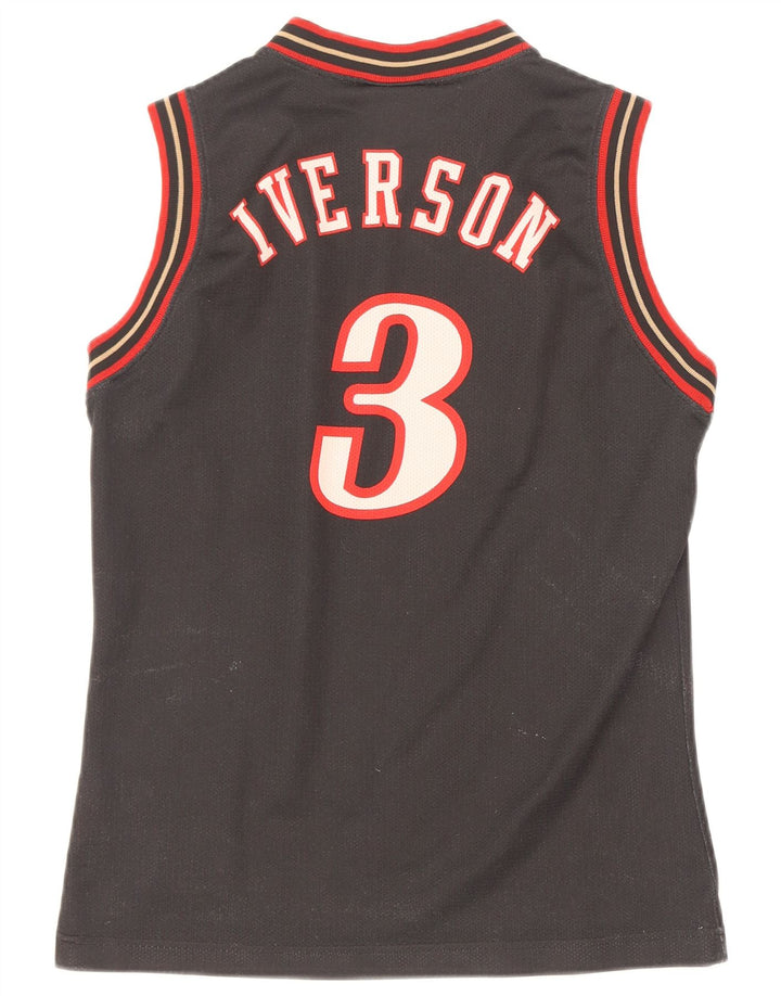 Champion Piger NBA Grafisk Vest Top 11-12 År Stor Sort Polyester
