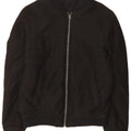 Zara Herre Bomberjakke UK 40 Stor Sort Bomuld