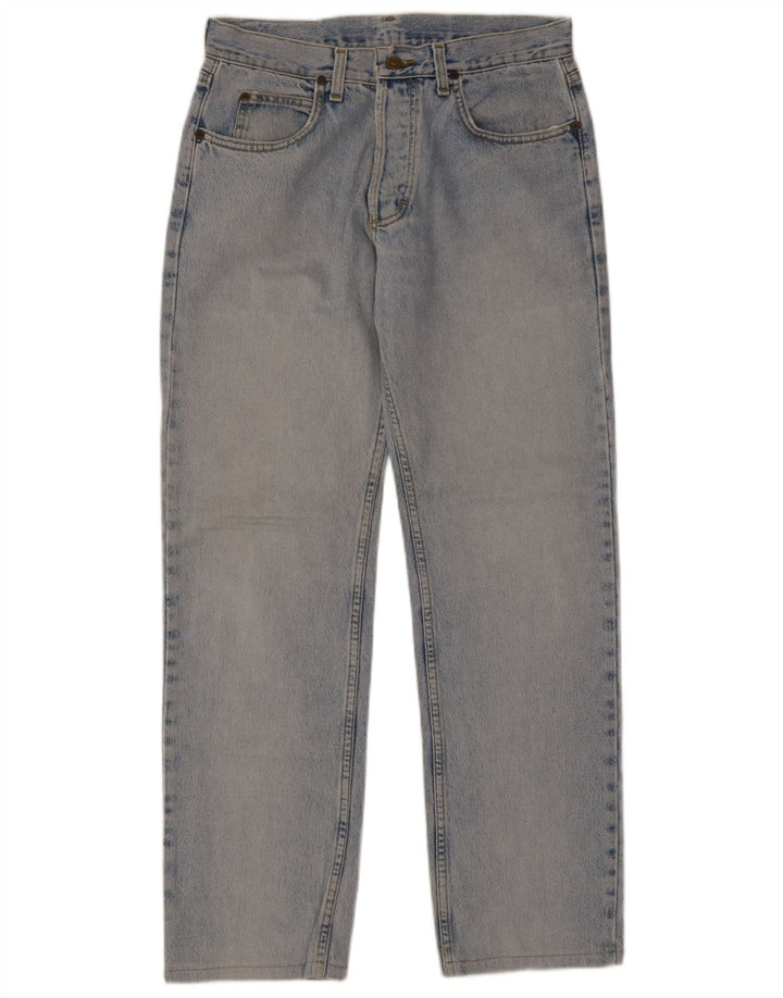 Lee Straight Jeans til mænd W33 L34 blå bomuld