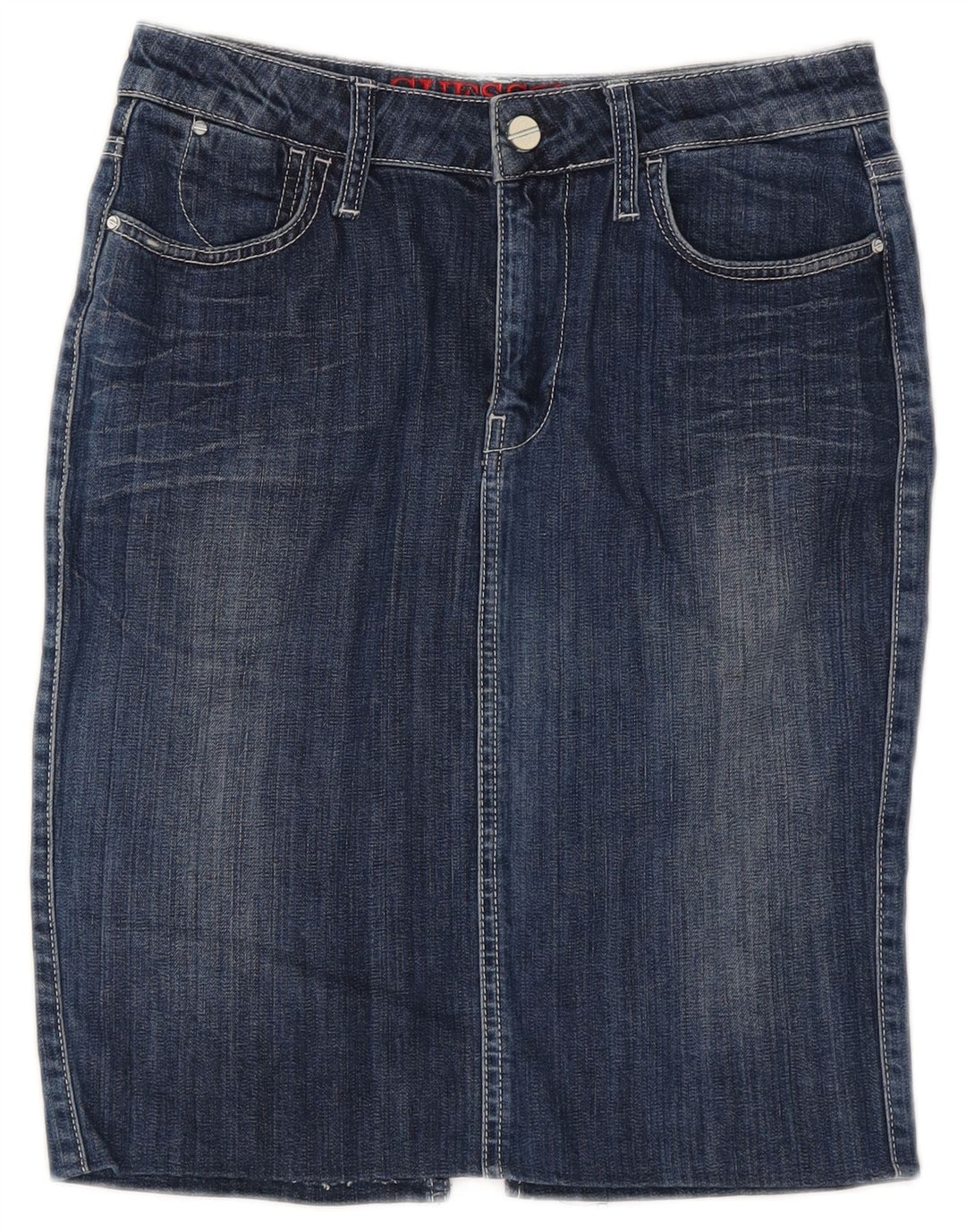 Guess denimnederdel til kvinder W28 Medium Blue