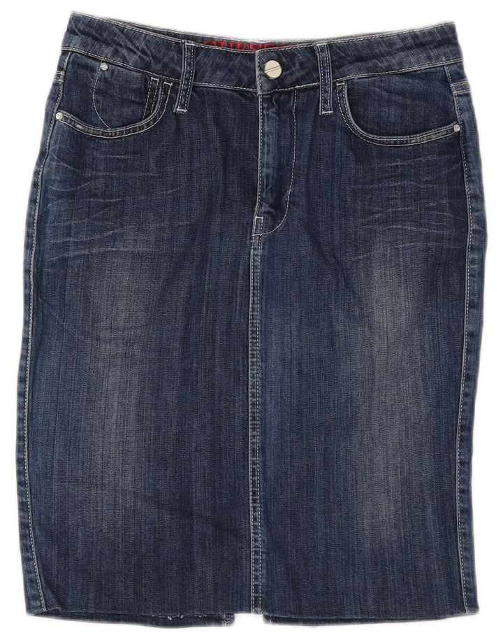 Guess denimnederdel til kvinder W28 Medium Blue