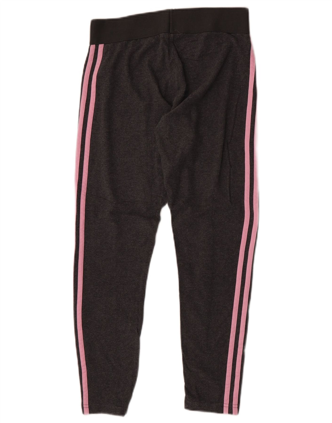 Adidas Womens Crop Leggings UK 8/10 Small Grey Bomuld