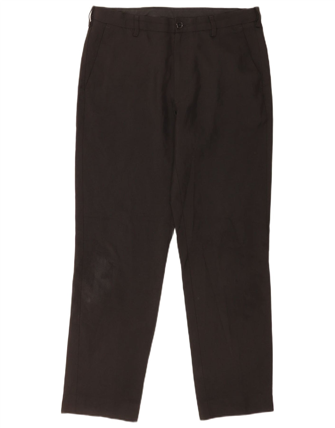 Marks & Spencer Herre Regular Fit Chinobukser W32 L31 Sort polyester