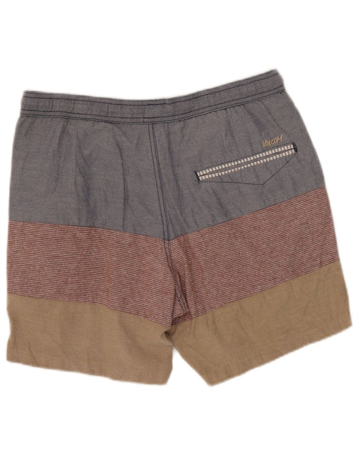 Volcom Herre Casual Shorts W32 Medium Flerfarvet Colourblock Bomuld