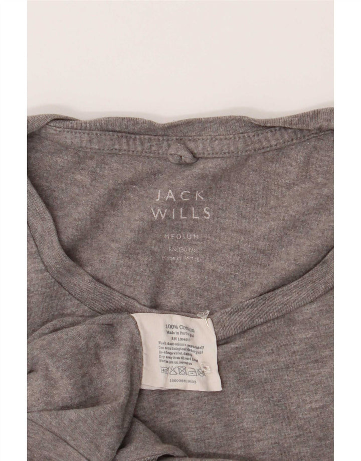 Jack Wills Herre T-shirt Top Medium Grey Flecked Bomuld