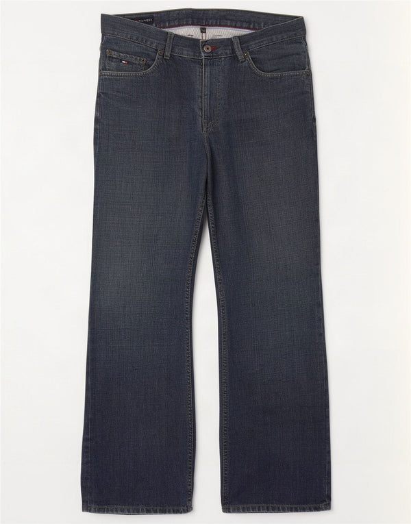 Tommy Hilfiger Straight Jeans til mænd W34 L30 Marineblå Bomuld