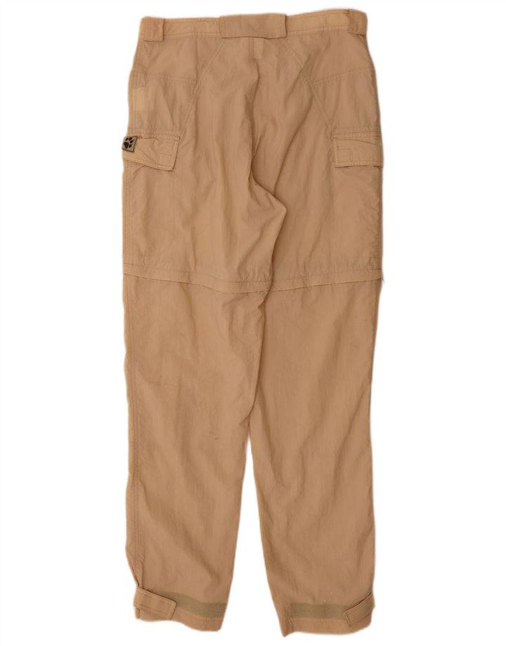 Jack Wolfskin Dame Cargo Windbreaker Bukser Large W32 L33 Beige