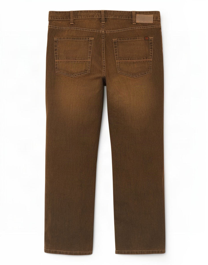 Camel Active Straight Jeans til mænd W38 L30 Brun bomuld
