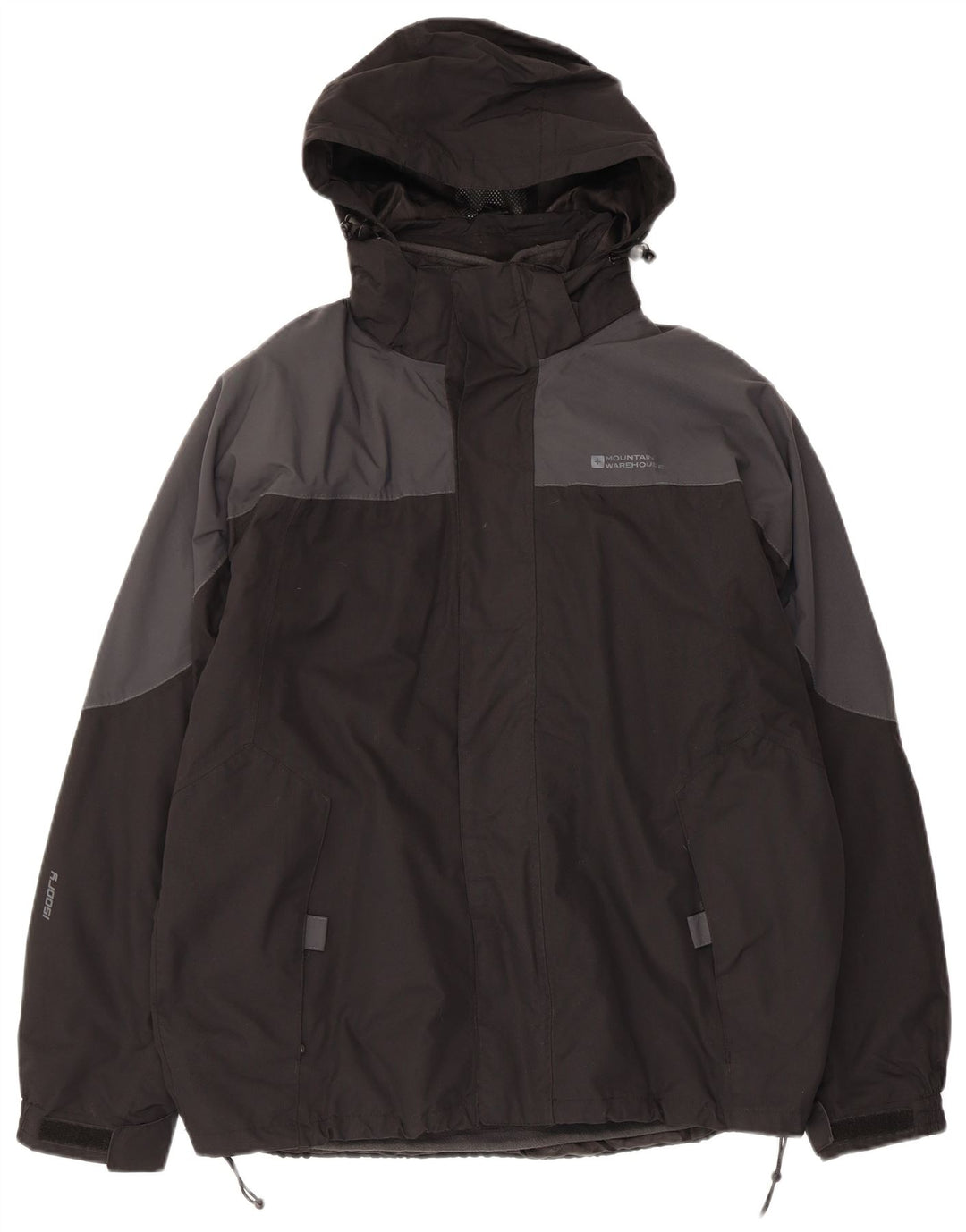 Mountain Warehouse Herre Windbreaker Jacket UK 36 Small Black Colourblock