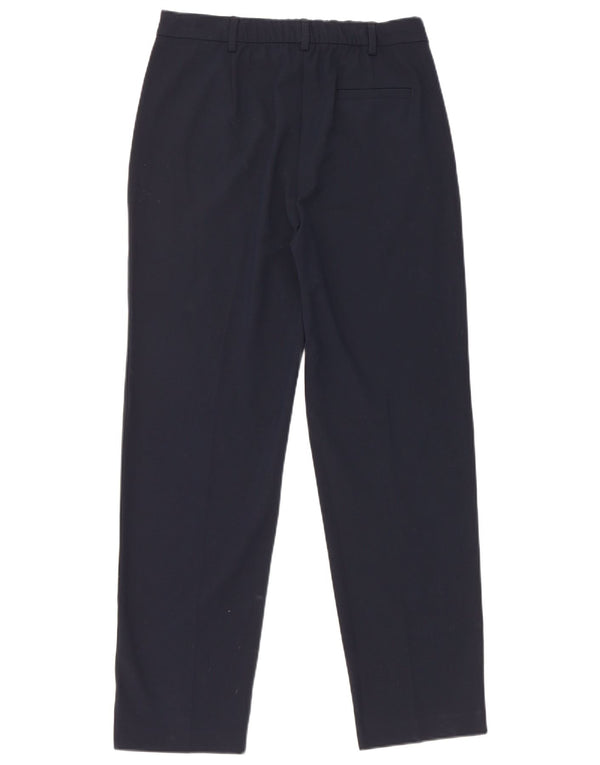 Marks & Spencer koniske chinobukser til kvinder UK 10 Small W28 L28 Marineblå