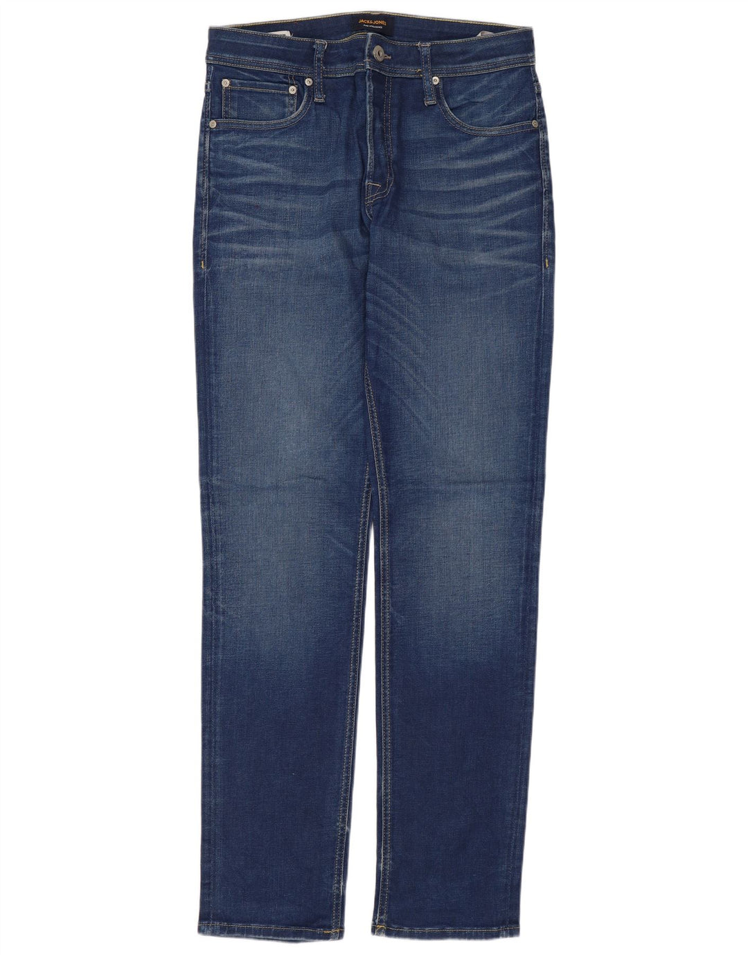 Jack & Jones Herre Slim Jeans W32 L34 Blå Bomuld