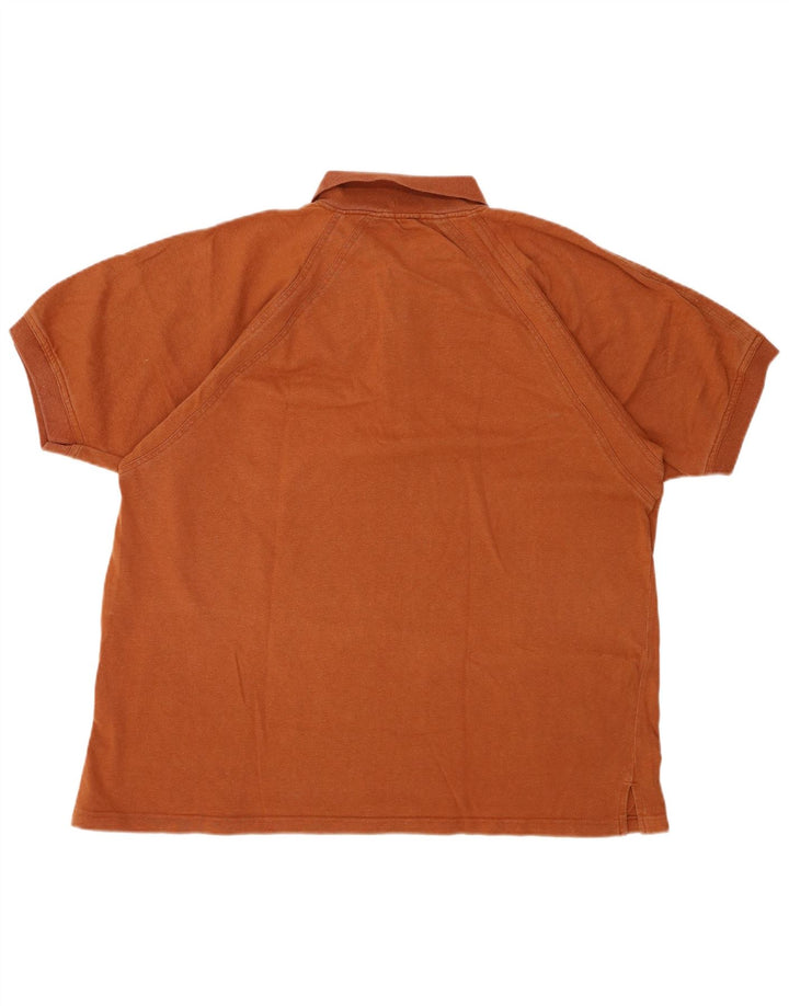 RIFLE Herre poloshirt XL brun bomuld