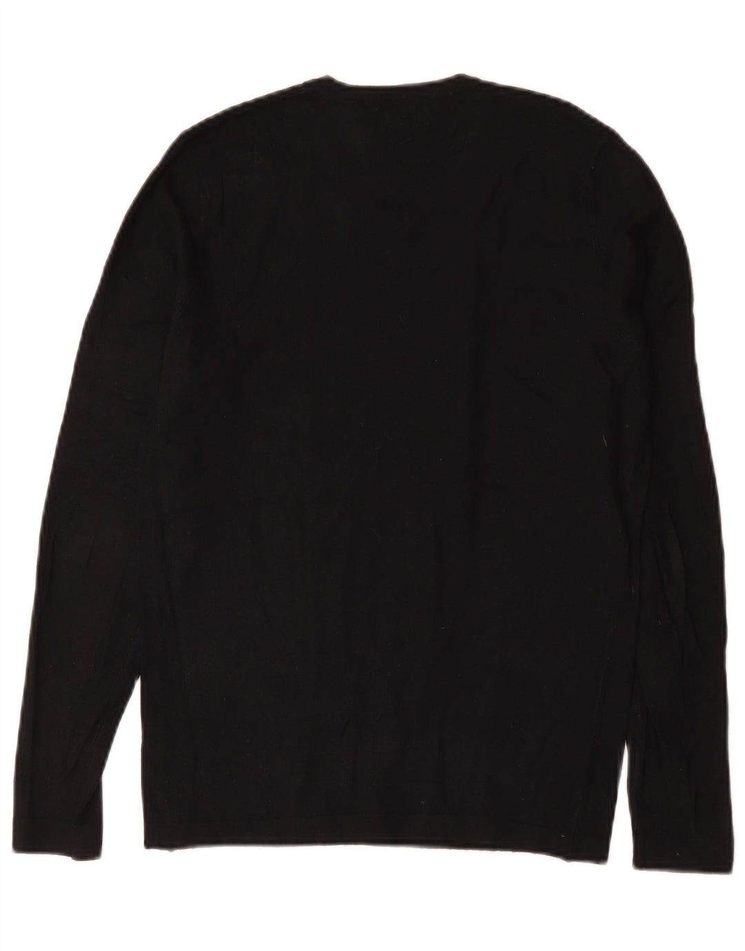 Zara Herre V-hals sweater lille sort