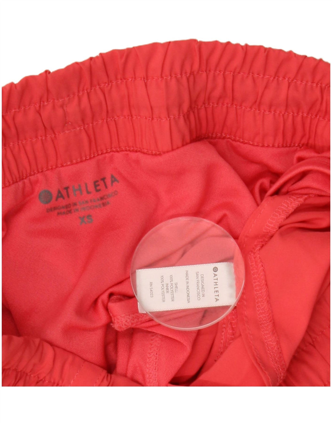 ATHLETA sportsshorts til kvinder UK 4 XS rød polyester
