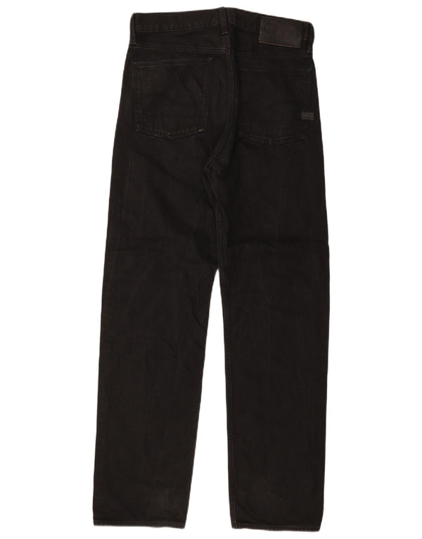 G-Star Herre Relaxed Fit Straight Jeans W30 L32 Sort Bomuld