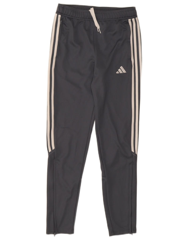 Adidas Boys Aeroready Tracksuit Bukser 13-14 år Grå polyester