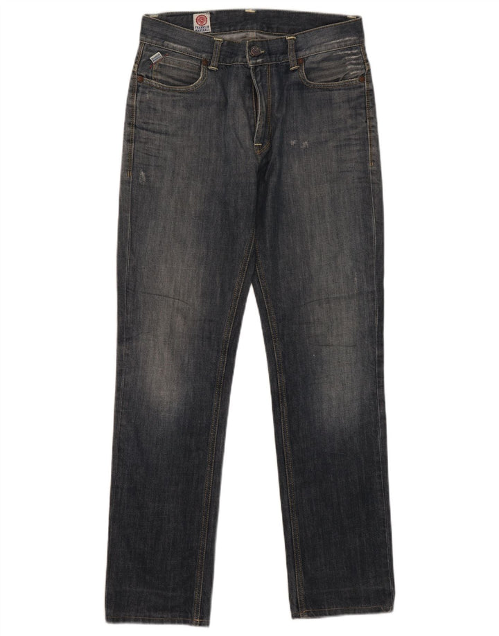 Franklin Marshall Straight Jeans til mænd W29 L30 Marineblå bomuld