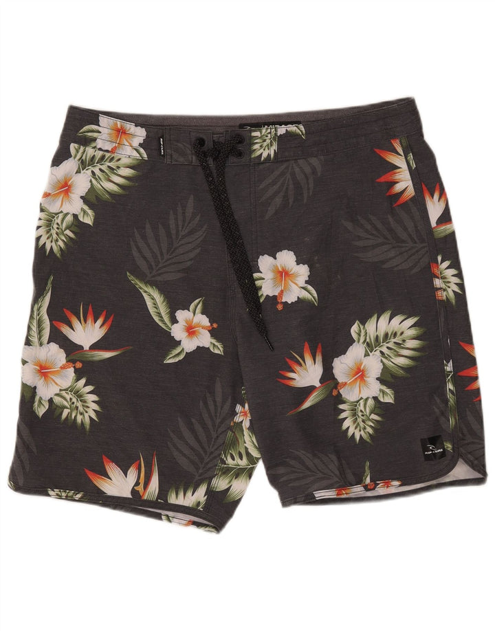 Rip Curl Herre Mirage svømmeshorts store grå blomster polyester