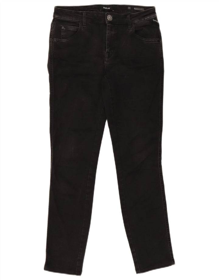 Replay Dame Skinny Jeans W28 L28 Sort