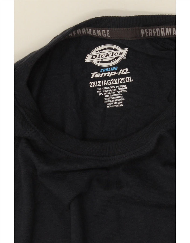 DICKIES Herre top langærmet 2XL marineblå bomuld
