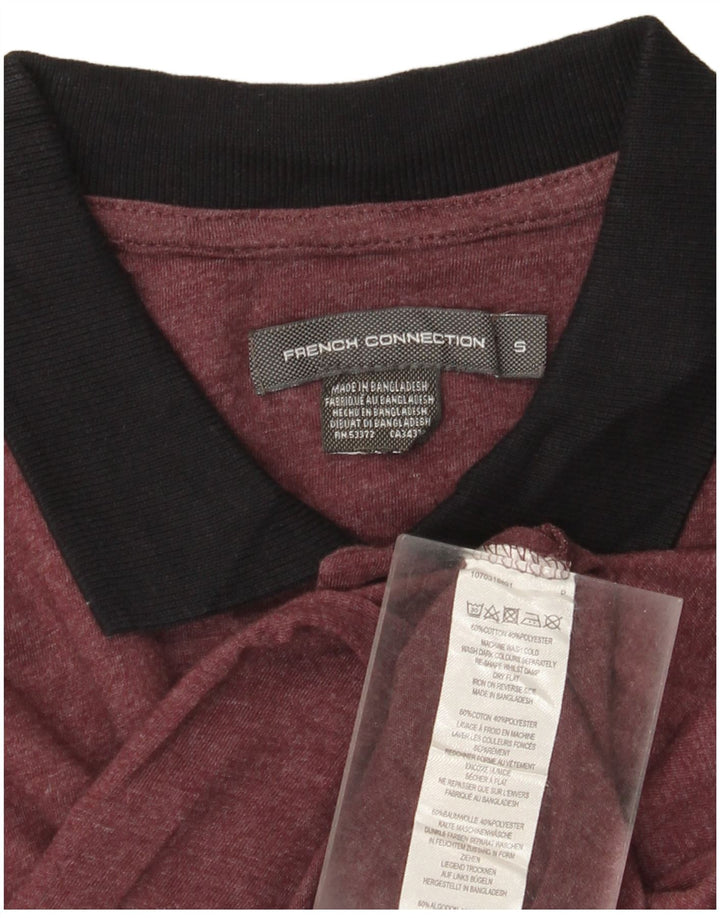 French Connection Herre poloshirt Lille Bourgogne bomuld