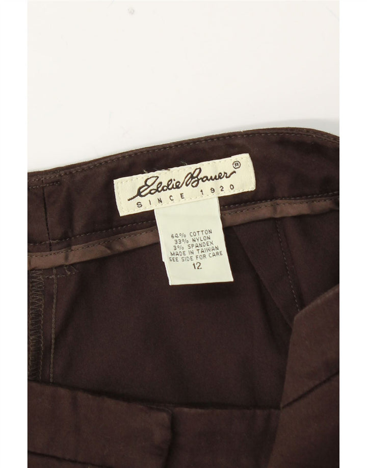 EDDIE BAUER Lige Chinobukser til kvinder US 12 Large W32 L30 Brun