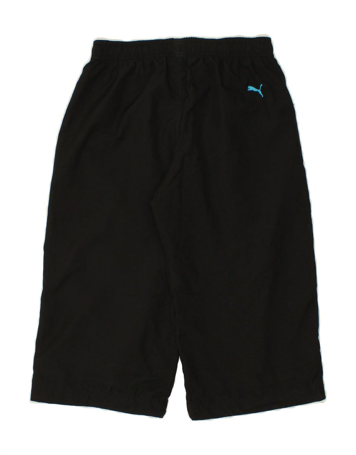 PUMA Boys Graphic Sport Shorts 13-14 Years Black Vintage Puma and Second-Hand Puma from Messina Hembry 