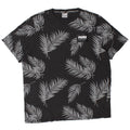 Puma Herre T-Shirt Top Stor Sort Blomster Bomuld