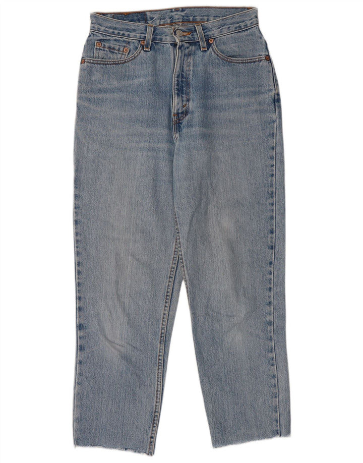 Levi's Womens 512 Tapered Slim Fit Cropped Jeans W28 L25 Blå