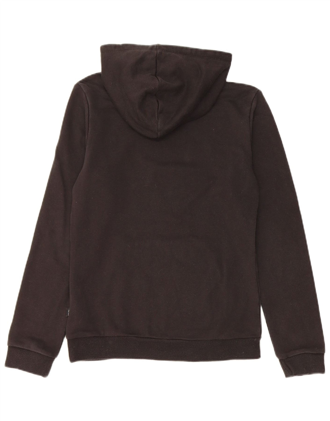 PUMA Grafisk hættetrøje til piger 13-14 år Sort bomuld