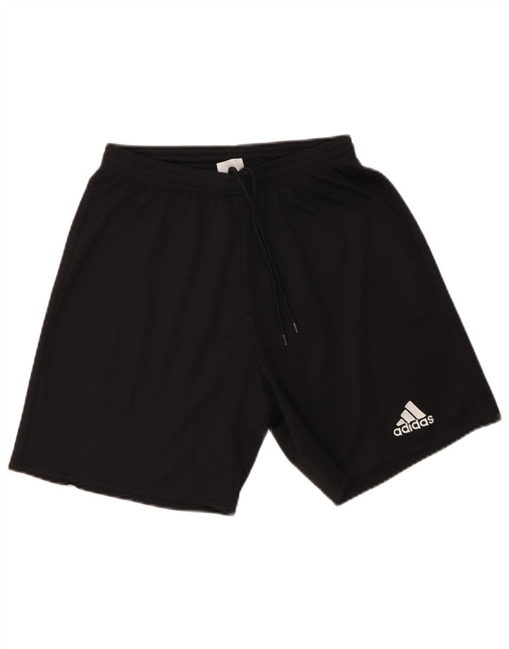 Adidas Boys Climalite Sportshorts 9-10 år Small Black Polyester