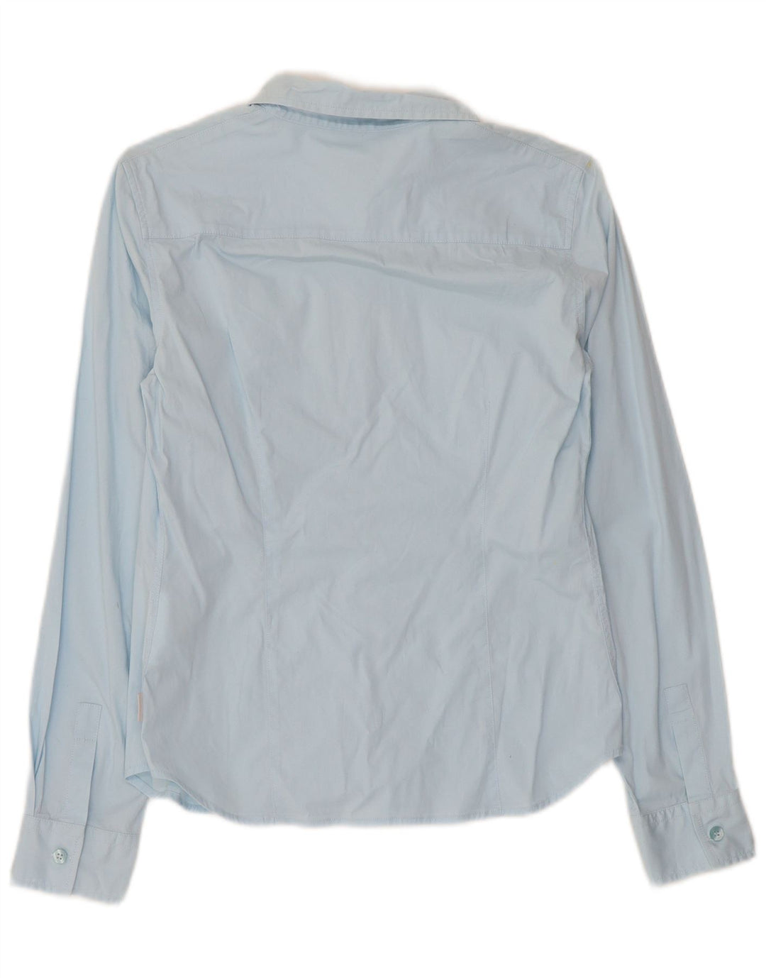 Calvin Klein Jeans Dameskjorte UK 14 Stor Blå Bomuld