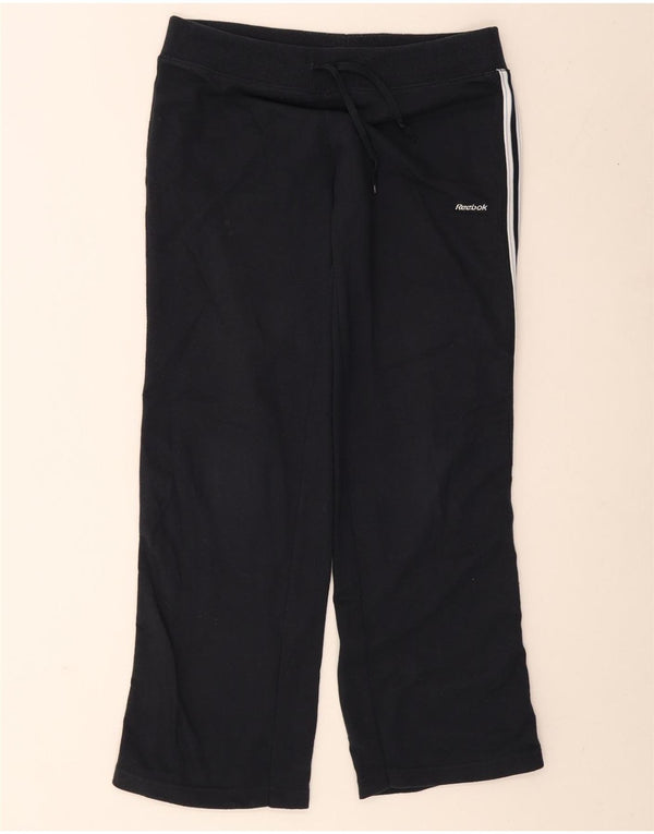 Reebok Dame træningsdragt Bukser UK 14 Large Navy Blue Bomuld
