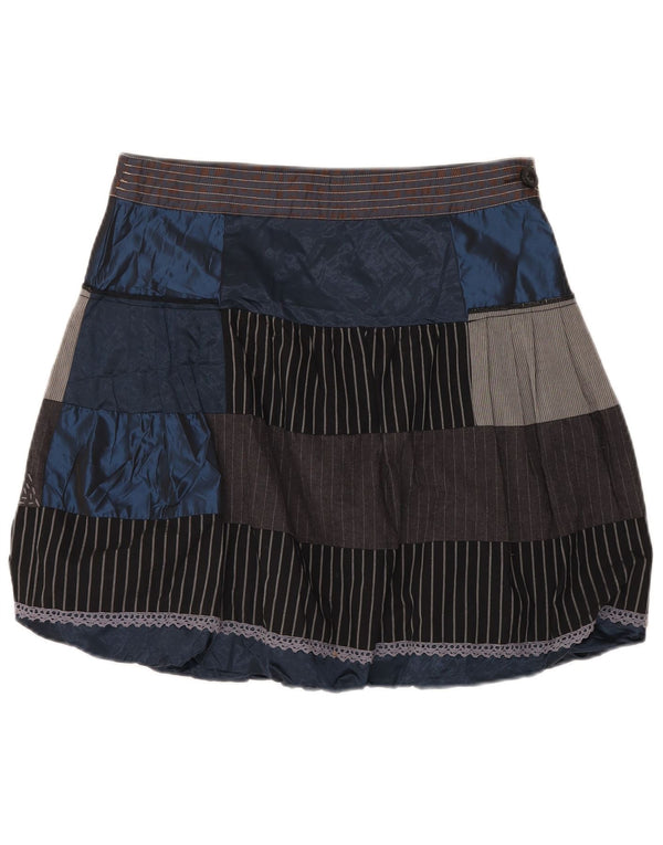 DESIGUAL Boblenederdel til kvinder EU 40 Medium W32 Flerfarvet patchwork