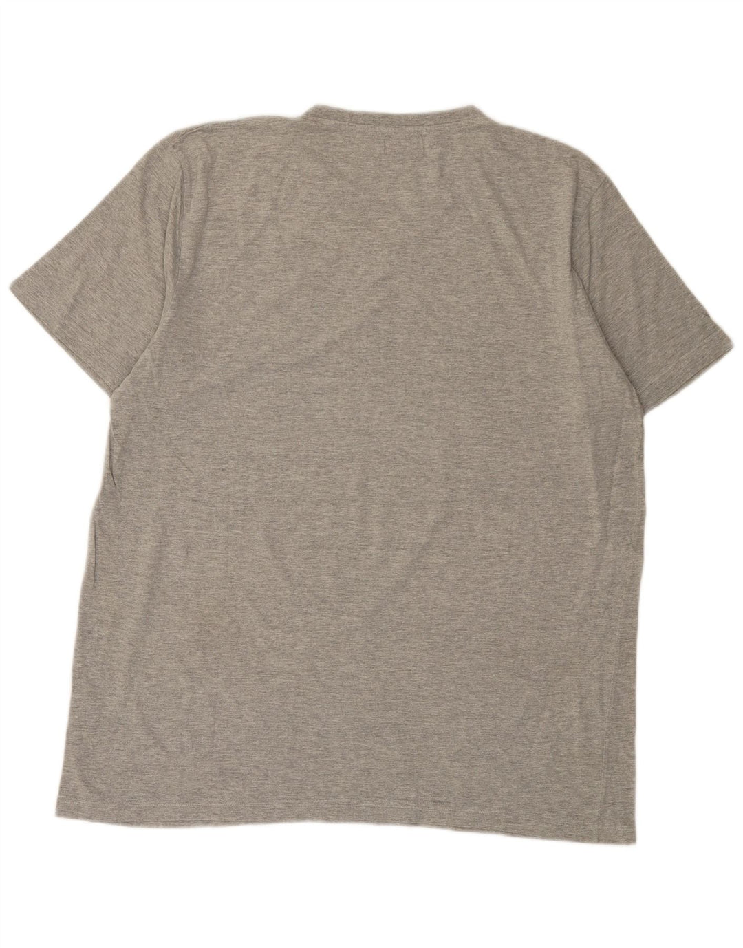 Kappa Herre T-Shirt Top 3XL Grå Bomuld