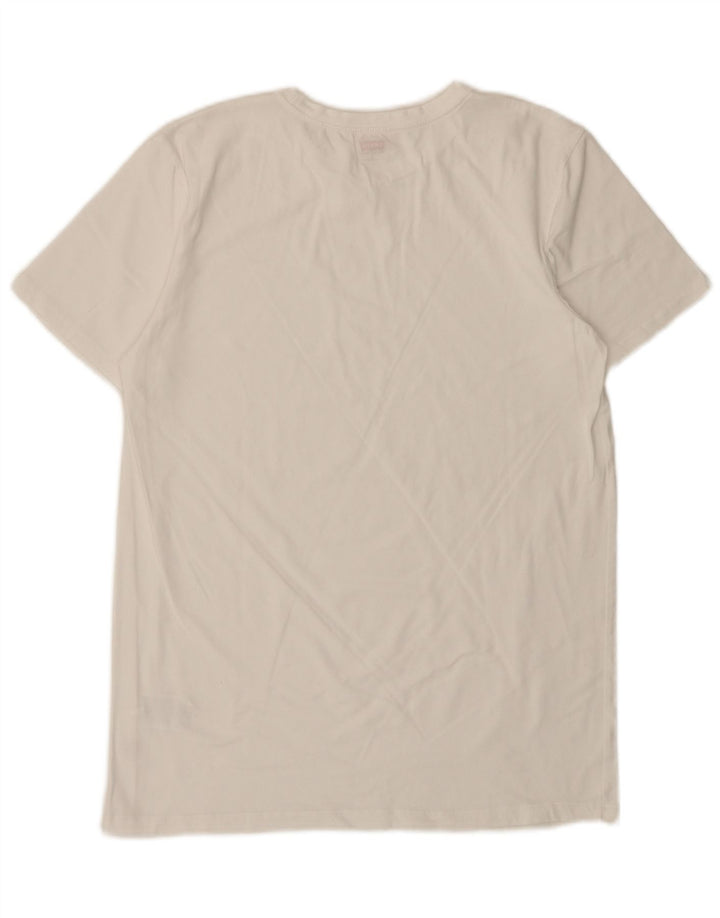 Levi's Herre T-Shirt Top Stor Hvid Bomuld