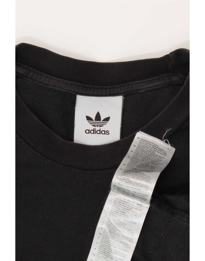 Adidas Herre Top Langærmet Lille Sort Bomuld