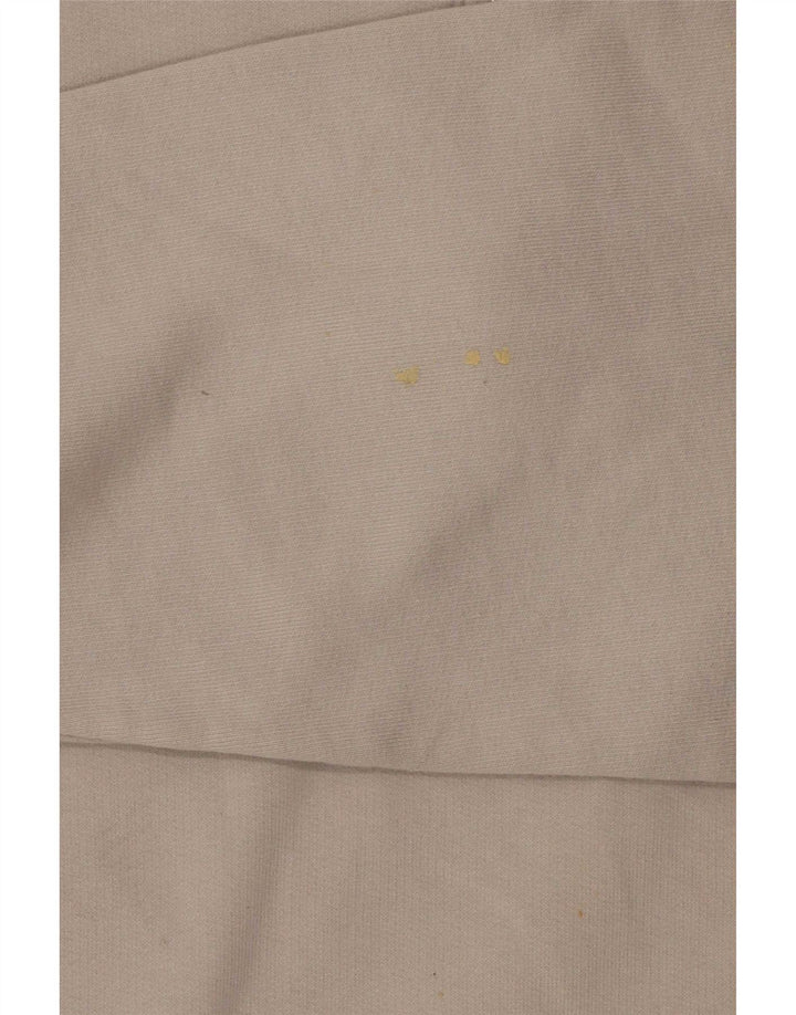Champion Herre Zip Neck Sweatshirt Jumper XL Grå Bomuld