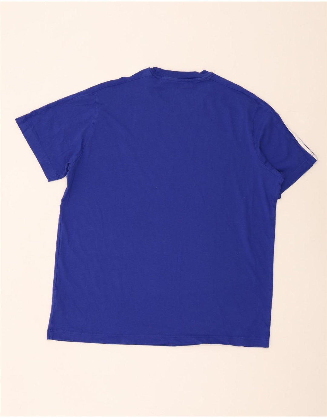 Adidas Herre T-Shirt Top XL Blå Bomuld
