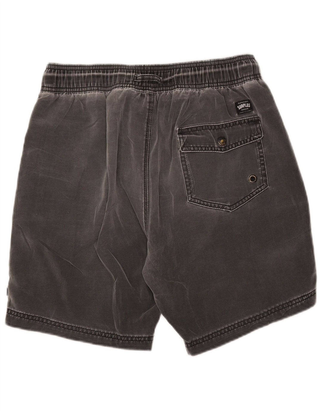 SUPERDRY Mens Chino Shorts Small W29 Grey Polyester